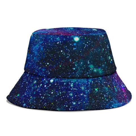 Image of Blue Galaxy Burst Nebula Multicolored Breathable Head Gear, Sun Block, Fishing