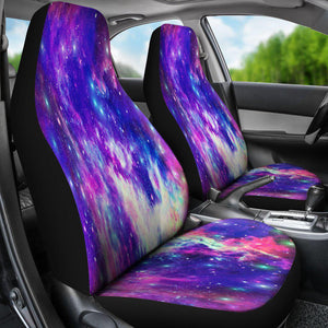 Pink Blue And Purple Galaxy Car Seat Covers,Car Seat Covers Pair,Car Seat Protector,Car Accessory,Front Seat Covers,Seat Cover for Car