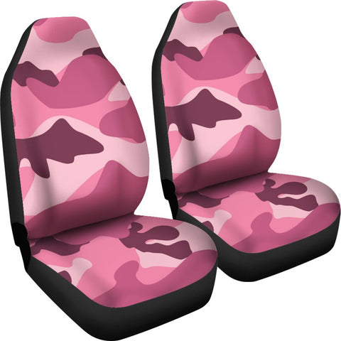 Image of Pink Camouflage Car Seat Covers,Car Seat Covers Pair,Car Seat Protector,Car Accessory,Front Seat Covers,Seat Cover for Car