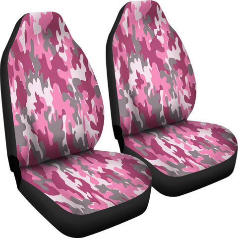 Image of Pink Camouflage Car Seat Covers,Car Seat Covers Pair,Car Seat Protector,Front Seat Covers,Seat Cover for Car, 2 Front Car Seat Covers