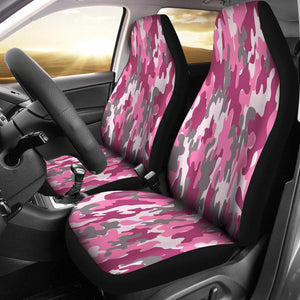 Pink Camouflage Car Seat Covers,Car Seat Covers Pair,Car Seat Protector,Front Seat Covers,Seat Cover for Car, 2 Front Car Seat Covers
