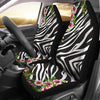Pink Floral Zebra Car Seat Covers,Car Seat Covers Pair,Car Seat Protector,Car Accessory,Front Seat Covers,Seat Cover for Car, 2 Front Seats