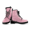 Pretty Pink Boots: Women's Vegan Leather Boots, Durable Winter Rain Boots,