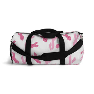 Pink Ribbon Breast Cancer Awareness Duffel Bag, Weekender Bags/ Baby Bag/ Travel