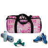 Pink Ribbon Breast Cancer Awareness Duffel Bag, Weekender Bags/ Baby Bag/ Travel