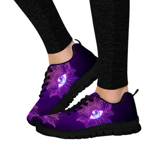 Purple All Seeing Eye Casual Shoes, Shoes Shoes,Running Custom Shoes, Kids Shoes,Top Shoes,Running Mens, Athletic Sneakers,Kicks Sports Wear