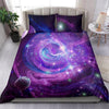 Purple Blue Planet Galaxy Bedding Coverlet, Printed Duvet Cover, Bed Room, Doona Cover, Dorm Room College, Twin Duvet Cover,Multi Colored
