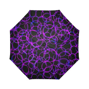 Purple Bubble Unisex Umbrella, Custom Rain Umbrella,Rain Gear Weather,Colorful,Custom Umbrella