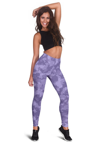 Image of Purple Camo Spandex Tights, Activewear Leggings,Womens Leggings,workout leggings,Casual Leggings,yoga leggings,Leggings For Home,Gyms