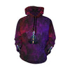 Purple Galaxy 7 Chakra Yogi Womens Hoodie Fashion Wear,Fashion Clothes,Spiritual, Bright Colorful Hoodie