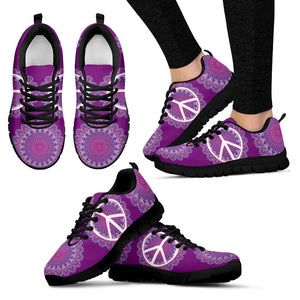 Purple Peace Mandala Casual Shoes, Shoes Shoes,Running Custom Shoes, Kids Shoes,Top Shoes,Running Mens, Athletic Sneakers,Kicks Sports Wear