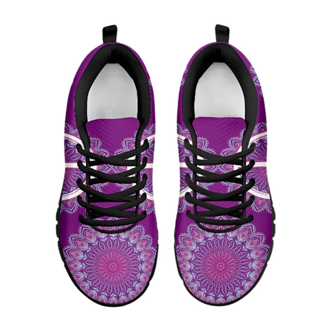 Image of Purple Peace Mandala Casual Shoes, Shoes Shoes,Running Custom Shoes, Kids Shoes,Top Shoes,Running Mens, Athletic Sneakers,Kicks Sports Wear