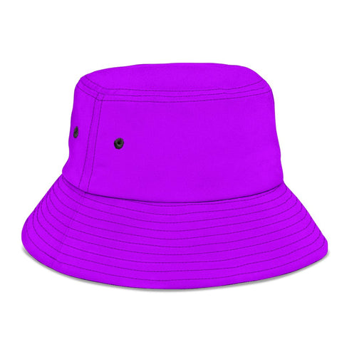 Image of Purple Breathable Head Gear, Sun Block, Fishing Hat, Casual, Unisex Bucket Hat,