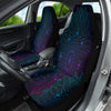 Arabesque Mandala Purple Tiel Floral Car Seat Covers, Bohemian Front
