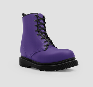 Purple Vegan Boots for Wo , Stylish Classic Crafted Footwear , Ideal