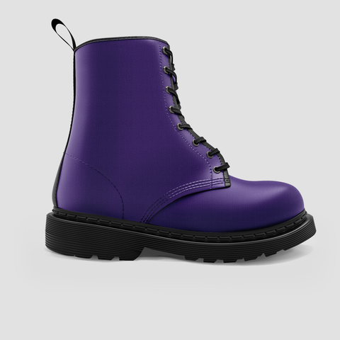 Image of Purple Vegan Boots for Wo , Stylish Classic Crafted Footwear , Ideal