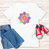 Rainbow Mandala Unisex T,Shirt, Mens, Womens, Short Sleeve Shirt, Graphic Tee,