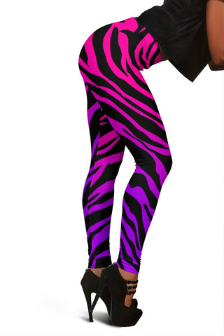Image of Rainbow Zebra Activewear Leggings,Womens Leggings,workout leggings,Casual Leggings,yoga leggings,Leggings For Home,Gyms,Colorful Tights