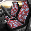 Red Floral Victorian 2 Front Car Seat Covers Car Seat Covers,Car Seat Covers Pair,Car Seat Protector,Car Accessory,Front Seat Covers,
