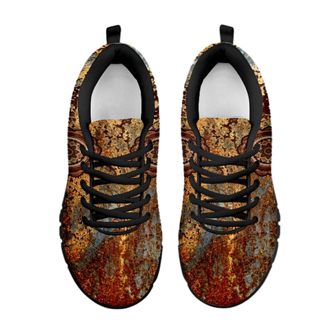 Image of Rust Multicolored Dream Catcher Custom Shoes, Womens, Mens, Low Top Shoes, Shoes,Running Athletic Sneakers,Kicks Sports Wear, Shoes