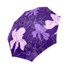 Seamless Pattern with Flowers Auto-Foldable Umbrella (Model U04)