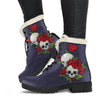 Skull And Roses Eclipse Combat Style Boots, Rain Boots,Hippie,Emo Punk Boots,Goth Winter Boots,Casual Boots, Ankle Boots, Custom Boots