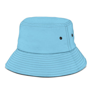 Sky Blue Breathable Head Gear, Sun Block, Fishing Hat, Casual, Unisex Bucket