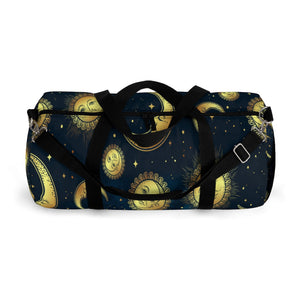 Starry Night Moon And Stars Duffel Bag, Weekender Bags/ Baby Bag/ Travel Bag/