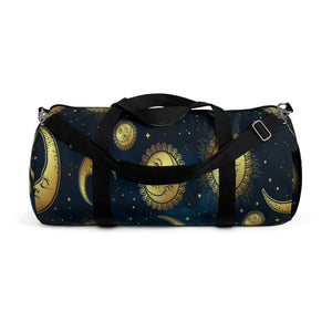 Starry Night Moon And Stars Duffel Bag, Weekender Bags/ Baby Bag/ Travel Bag/