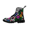 Striped Garden Colorful Womens Boot ,Comfortable Boots,Decor Womens Boots,Combat Boots Combat Style