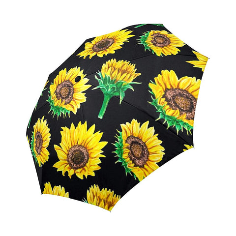 Image of Sunflower Unisex Umbrella, Custom Rain Umbrella,Rain Gear Weather,Colorful,Custom Umbrella,Parasol