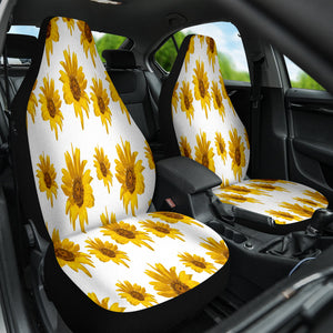 Sunflower Pattern Car Seat Covers, Free Shipping, Personalized, Customizable,