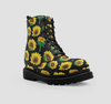 Sunflowers Yellow Floral Boots , Vegan Wo , Classic Crafted Stylish