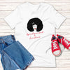 Synchronized & Fearless 111 Afro Girl Unisex t,shirt, Mens, Womens, Short Sleeve