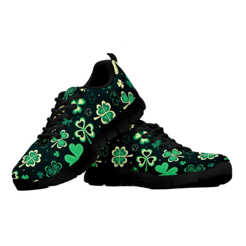 Image of Three Leaf Clover Custom Shoes, Womens, Mens, Low Top Shoes, Shoes,Running Athletic Sneakers,Kicks Sports Wear, Shoes