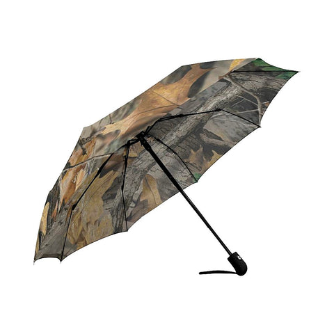 Image of Timber Real Tree Auto-Foldable Umbrella (Model U04)