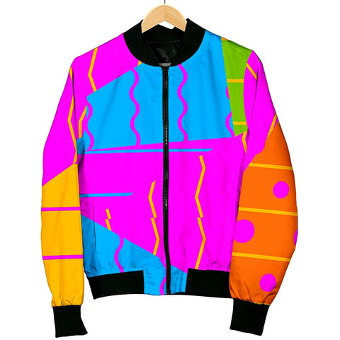 Triangles And Lines Women's Bomber Jacket