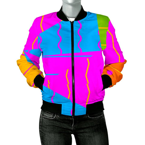 Triangles And Lines Women's Bomber Jacket