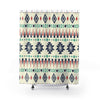 Tribal Aztec Multicolored Shower Curtains, Water Proof Bath Decor | Spa |