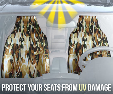 Urban Style Front Seat Protectors, Trendy Car Accessories, Modern Seat Covers