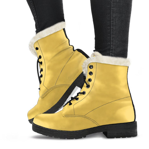 Image of Yellow Ankle Boots,Custom Boots,Boho Chic boots,Spiritual,Comfortable Boots,Womens Boots,Combat Boots Lolita Combat Boots