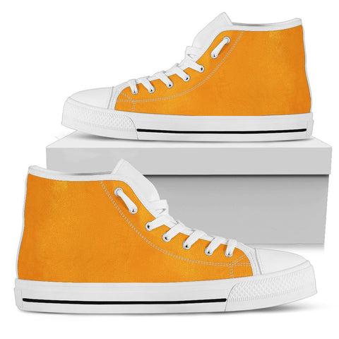 Image of Yellow High Tops Sneaker, Hippie, Multi Colored, Spiritual, High Quality,Handmade Crafted,Canvas Shoes,Boho,Streetwear,All Star,Custom Shoes