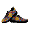 Yellow Multicolored Abstract Mandala Shoes,Training Shoes, Low Top Shoes, Womens, Custom Shoes, Kids Shoes, Shoes Shoes,Running Top Shoes