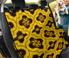 Yellow Mandala Pattern Abstract Art Car Seat Covers, Backseat Pet Protectors,