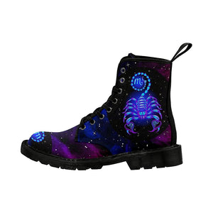Zodiac Scorpio Womens Custom Boots,Boho Chic Boots,Spiritual , Rain Boots,Hippie