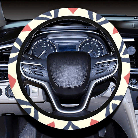 Image of Aztec Boho Style Custom Steering Wheel Cover, Car Accessories, Car decoration,