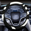 Zebra Stripes Black Steering Wheel Cover, Car Accessories, Car decoration,