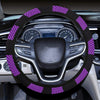 Plaid Purple Steering Wheel Cover, Car Accessories, Car decoration, comfortable