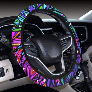 Colorful Floral Mandala Boho Chic Steering Wheel Cover, Car Accessories, Car