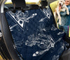 Floral Alchemy Pattern Car Seat Covers , Abstract Art, Backseat Pet Protectors,